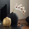 Ceramic Vase Geometric Shape Golden Flower Vase Living Room Decorative Item Vases Pots Flowerpot Home Decoration Accessories