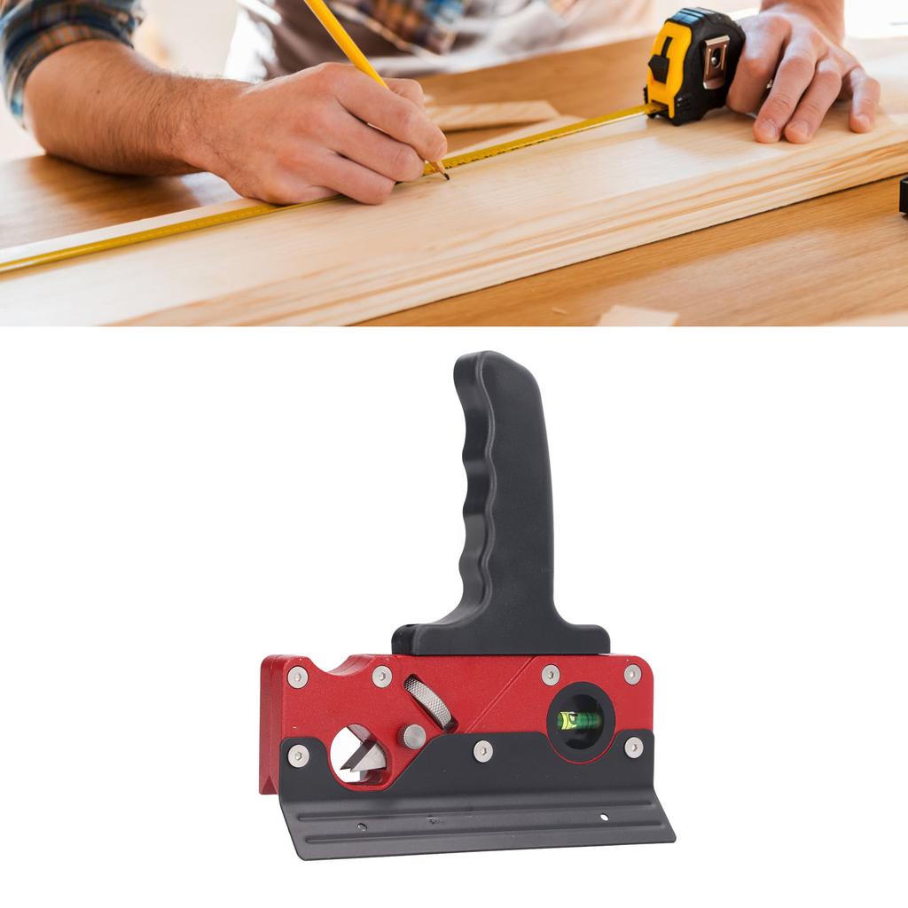 Chamfer Plane Aluminum Alloy Woodworking Hand Planer for Quick   Planing Corner Trimming