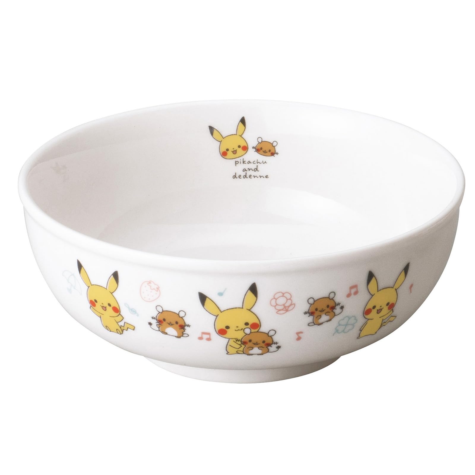 

Kinsei Pottery Pokémon Monpoke Ceramic Ramen Bowl, Approx. 15cm, Made in Japan, 050143, White
