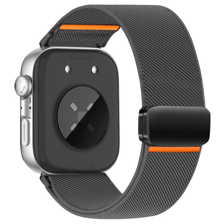 Huawei Fit3/Fit4/Pro Magnetic Buckle Nylon Watch Band with Metal End Links