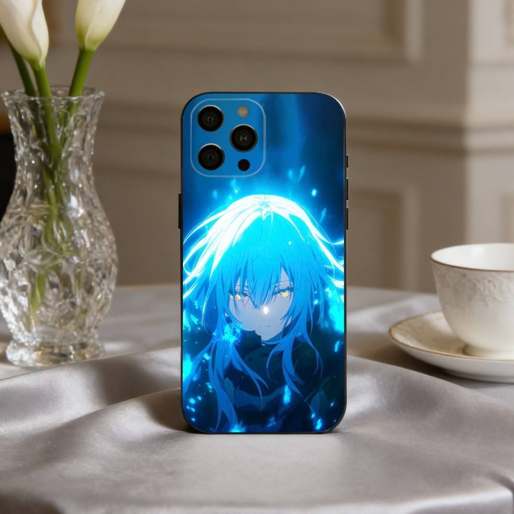 R-Rimuru T-Tempest-T S-Slime Phone Case For iPhone 17pro, 16,15,14,13,12,11 X XR Plus,Others Soft Black Cover