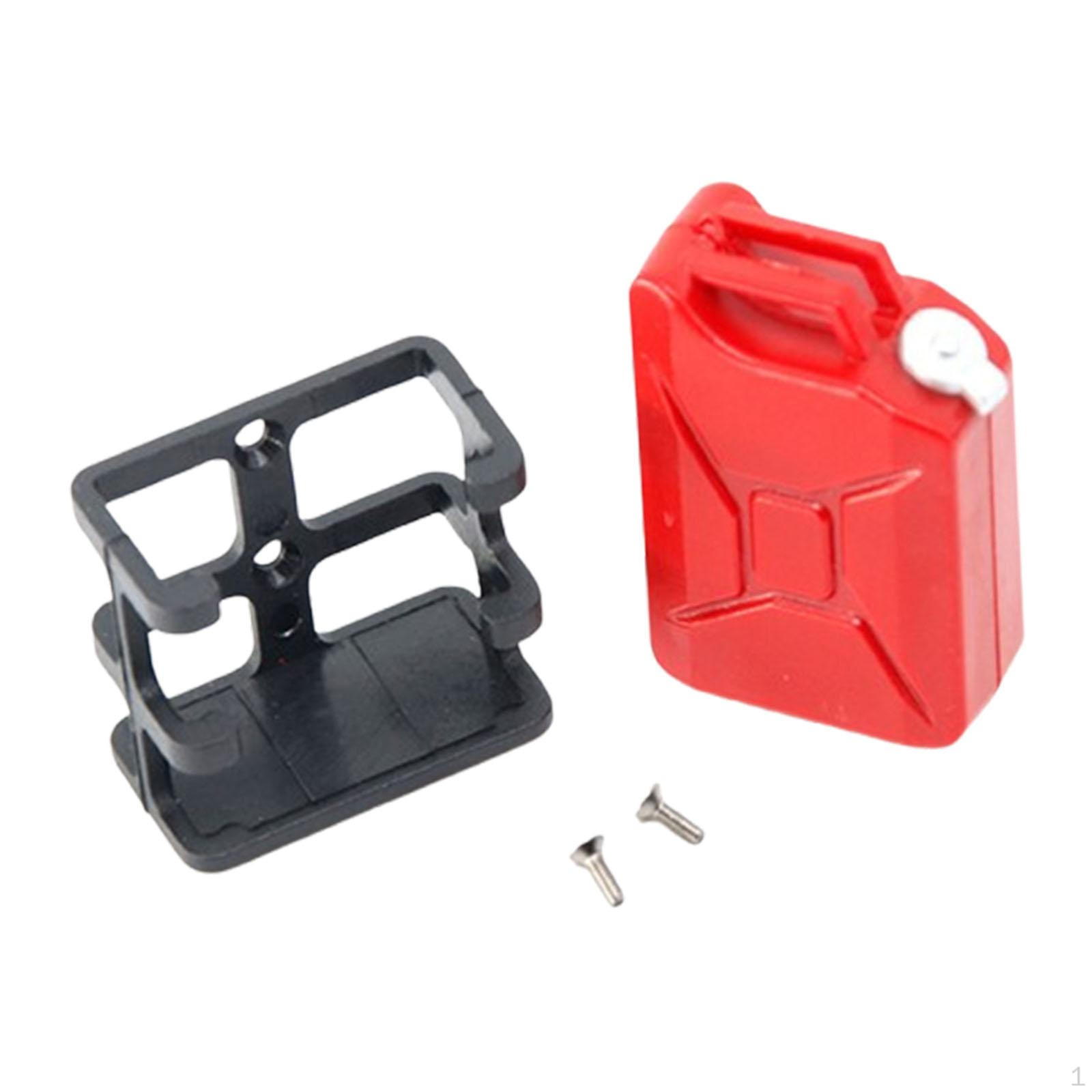 

Міні паливний бак для прикраси RC кроулера 1:10 Місце для зберігання Банка Аксесуар для вантажівки червоний