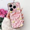 Cover For Tecno Spark 20 Pro Plus Back Bumper Spark 20Pro 20C Colorful Butterfly Flower Painting Phone Case Black Soft Silicone