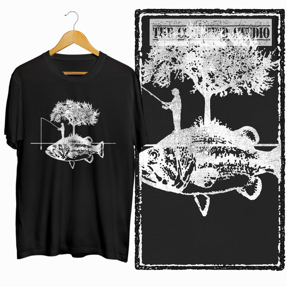 Coolmind Z1015 100% Baumwolle exklusiver Grafik Herren T-Shirt Angel-Print große Größe Rundhals-T-Shirt für Männer coole T-Shirts für Männer