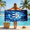 FC Zürich Print Quick Dry Beach Towel Microfiber Absorbent Portable Travel Swimming Towel
