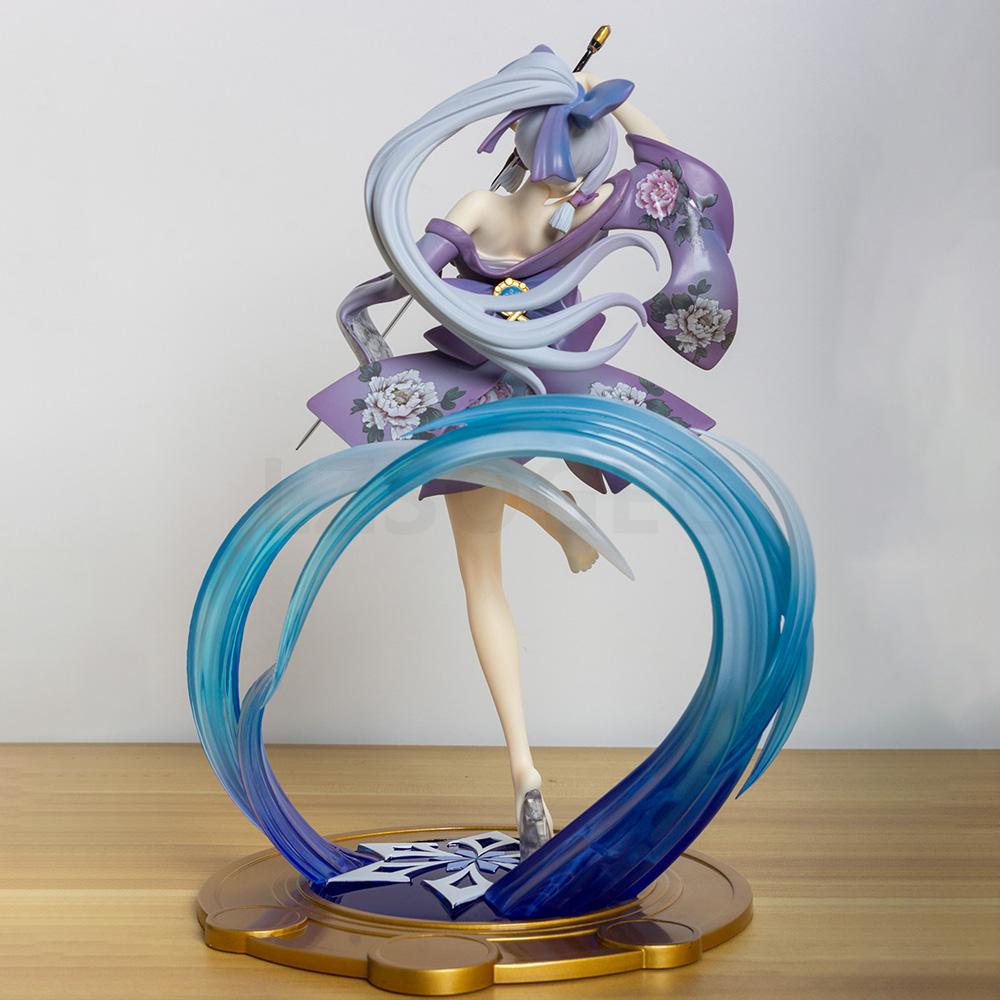 27cm Genshin Impact Kamisato Ayaka PVC Action Figure Anime Figure Model Toys Collection Desk Doll Gifts