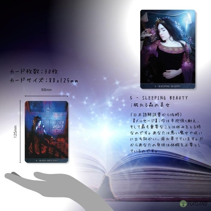 De La Nuit Oracle [Oracle Cards] [Japanese Instruction Manual Included] [Authentic Lo Scarabeo Product]