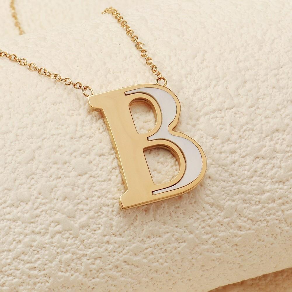 English Letter English Letter Necklace Combination Name Couple Clavicle Chain  Unisex