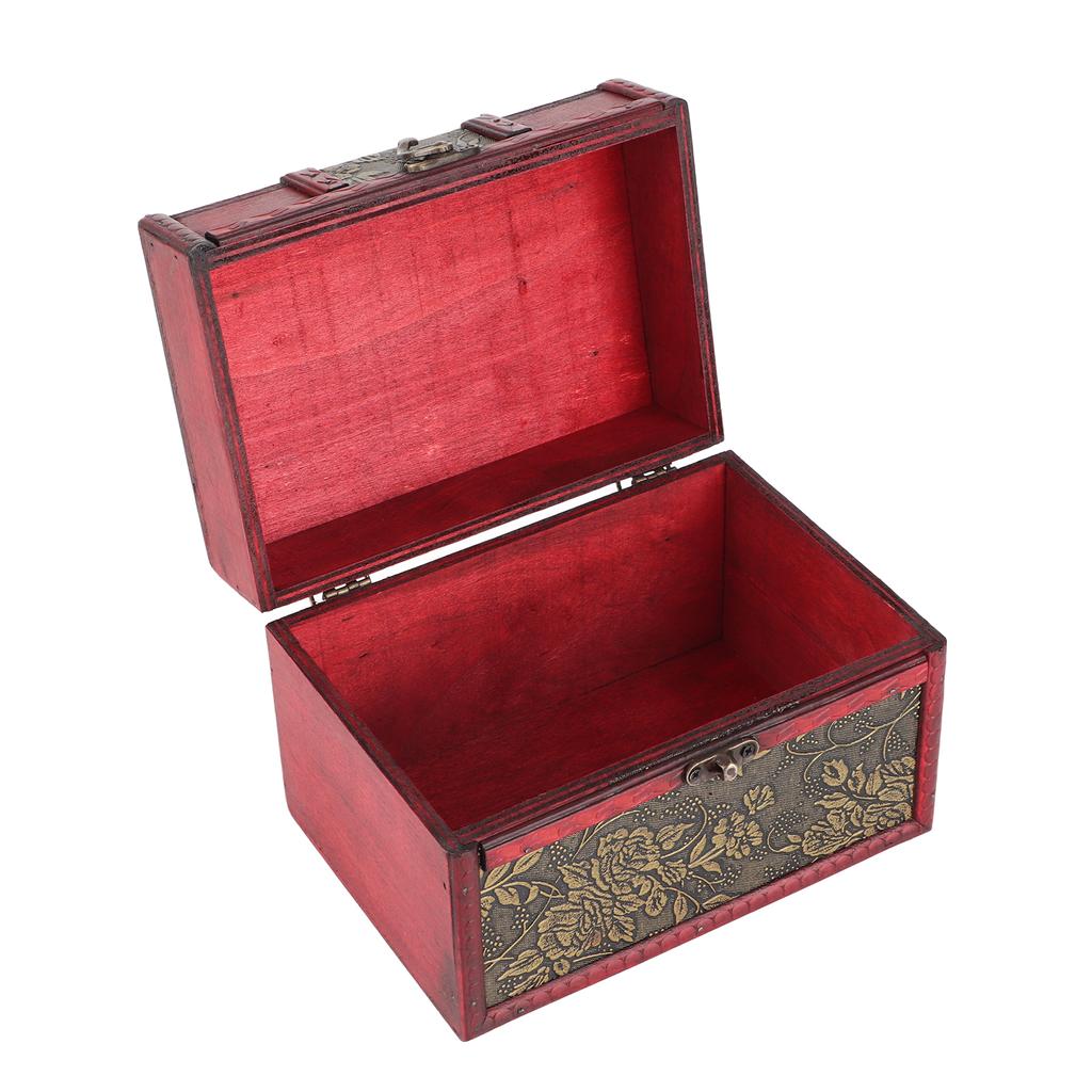 Jewelry Box Organizer Case Portable Wooden Pu Jewelry Display Storage Case for