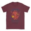 Leisure Japanese Octopus Chef TShirt for Men Round Collar Cotton T Shirts  Short Sleeve Tee Shirt Plus Size Clothes