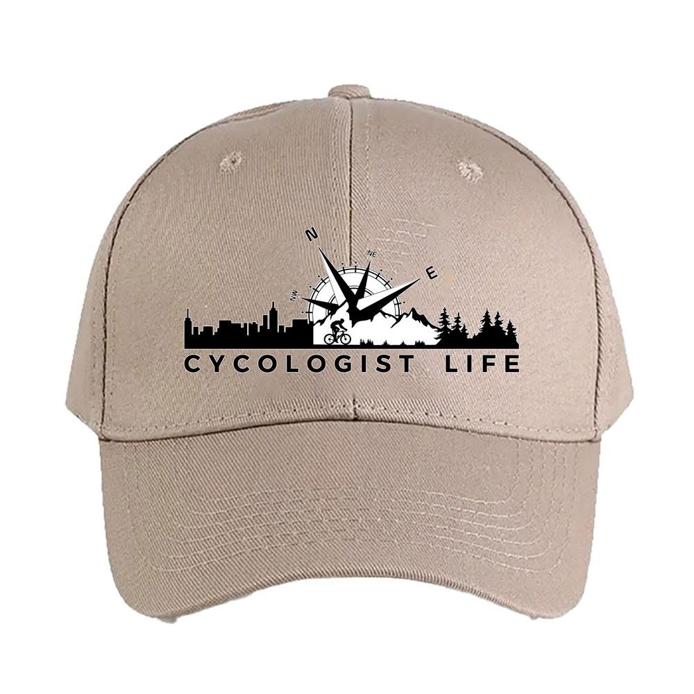 Cycologist Life Bike Outdoors Cap Women Unisex Adult Hat Fashion Casual Adjustable Printed Baseball Caps Trucker Cap Adjustable