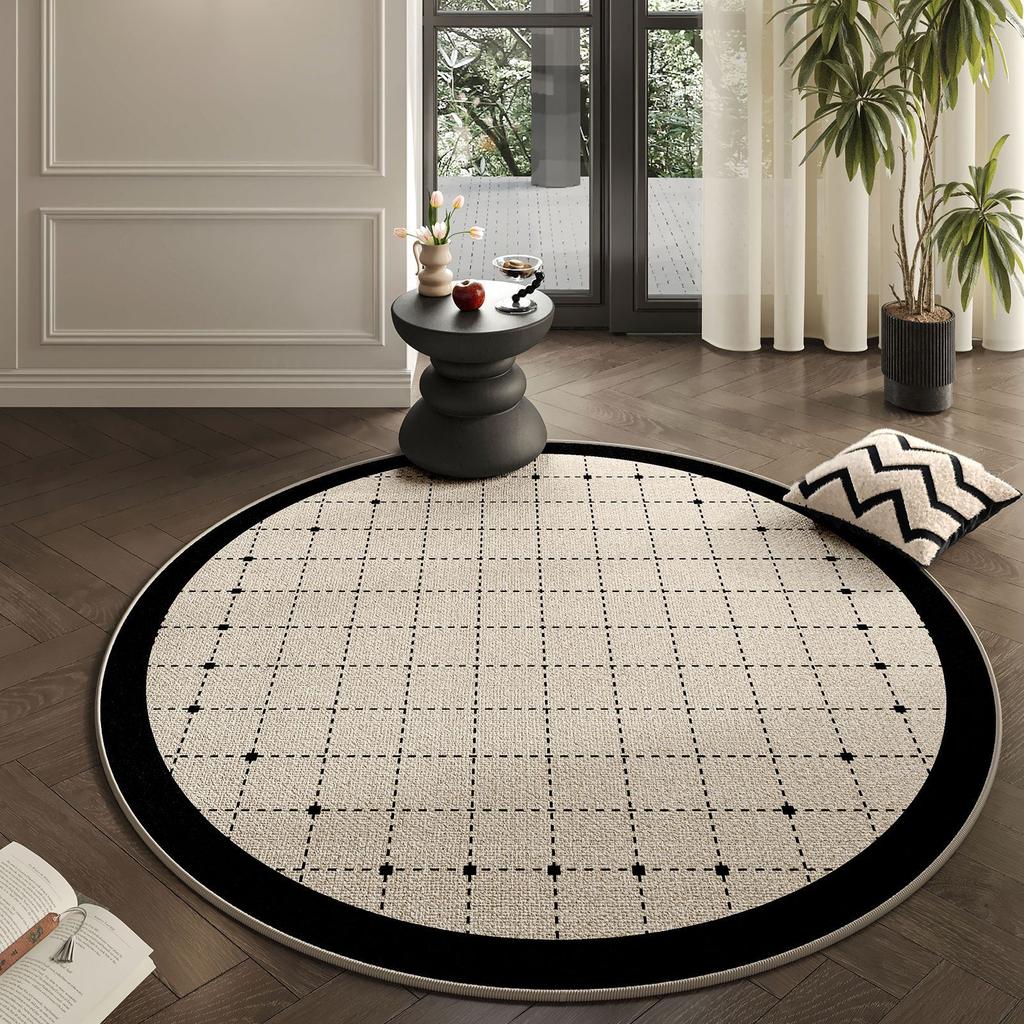 Living Room Carpet Dirt Resistant Easy To Maintain Modern Simple Non Slip Mat Easy To Maintain Circular Carpet