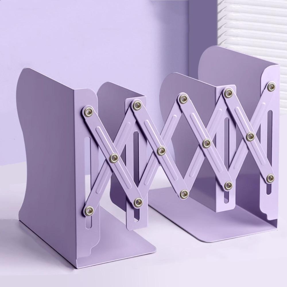 Foldable Display Bookshelf Retractable Bookstand Multifunction File Sorter Rack  Book Holder