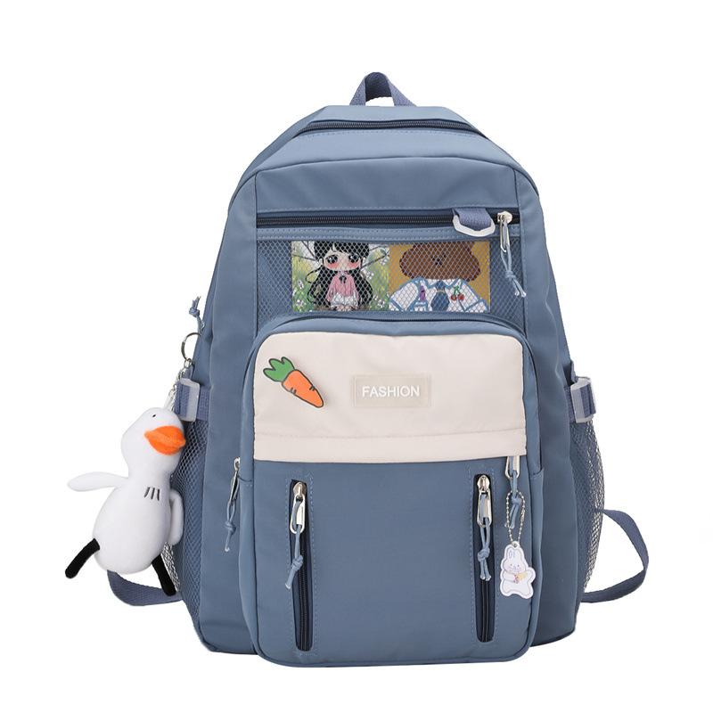 Large capacity schoolbag cute girl high school student junior high school student backpack fashion casual backpack