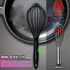 Nonstick Cookware High Heat Easy to Clean Egg Beater, Good Grip Design for Cooking, Whisking, Frothing And Stirring