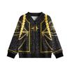 Demon Hunter Cosplay Jacket for Teens Zippered Baseball Jacket Bomber Coat Printed Fall Winter Costume for Role-Play Daily Wear