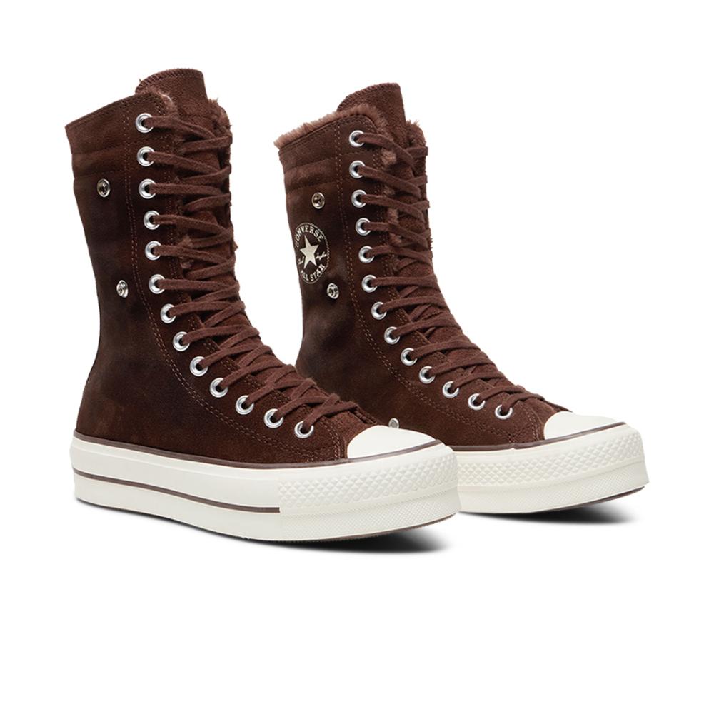 Converse  All Star Fold Over Lift Hi Totally Fudged Women Sneakers Brown A15230C