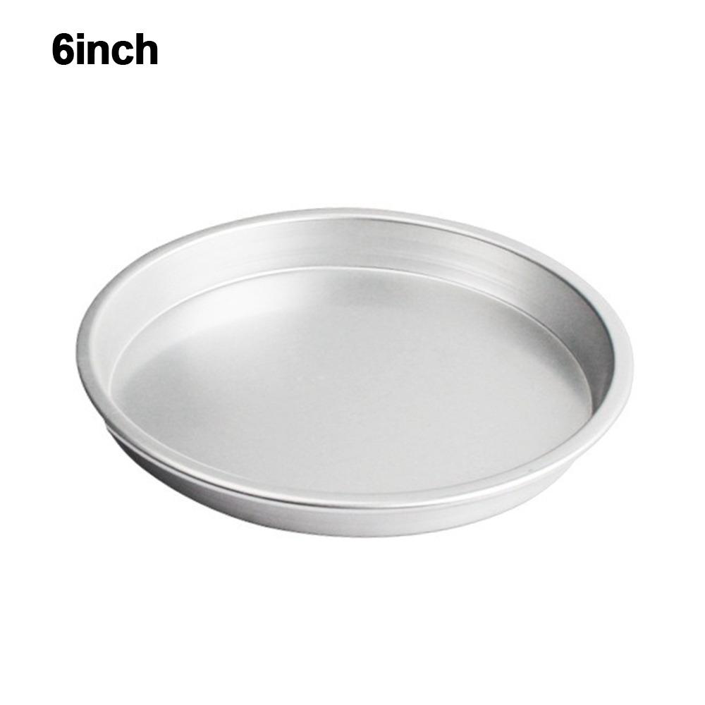 New Round Baking Tray Non-stick Even Heating Pizza Baking Pan Aluminum Alloy Bread Cake Tray