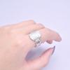 Großhandel Regenbogen/Silber/Gold Farbe 100% Edelstahl Offen Verstellbare Ringe Für Damen Herren Accessoires Vintage Finger Schmuck