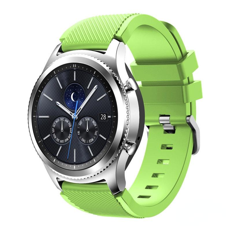 Classic 22mm Silicone Strap For Samsung Galaxy Watch 3 45mm/Huawei Watch 3/GT2 Soft Sport Bracelet Wristband For Amazfit GTR 47mm Correa