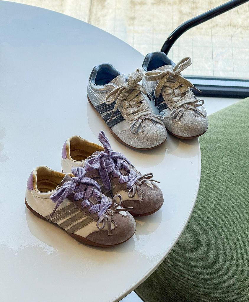 Spring 2026 Kids' Korean Style Bow Genuine Leather Shoes - Elegant, Versatile Girls' Thin Sole