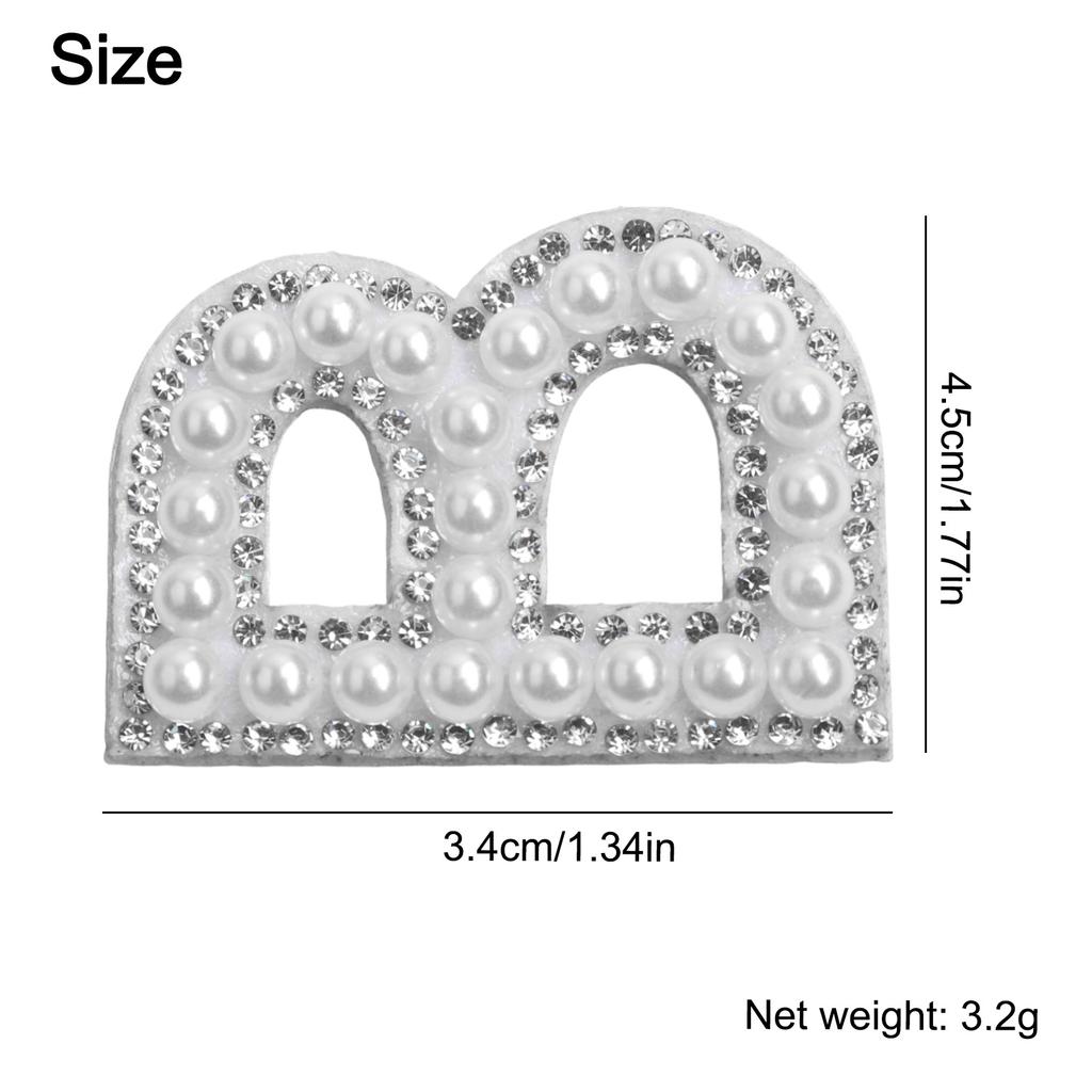 Pearl Letters Clothes Letter Alphabet Embroidery Sparkle