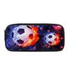Formulation of World Cup football printed pencil bag with horizontal zipper and large-capacity stationery bag