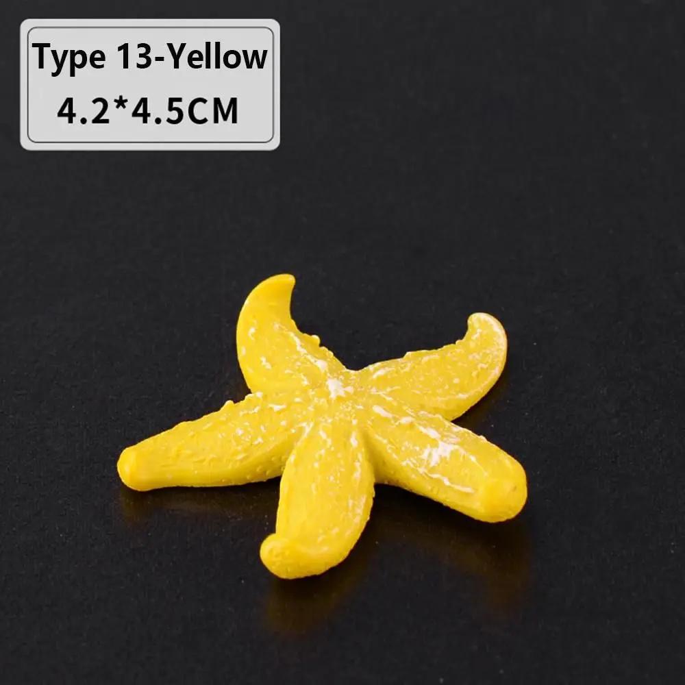 Aquarium Artificial Coral Landscape Ornaments Garden Fish Tank Decor Resin Reef Rock Making Simulation Starfish DIY Background