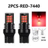 2PCS Signal Lamp Amber T20 7440 LED Brake Light Reverse Light Bulb Fit for Universal Car W21W WY21W Turn Light 12V Super Bright