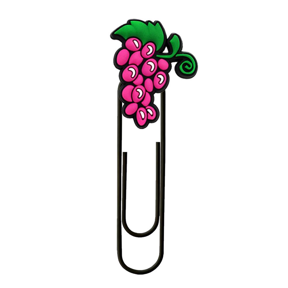 

VSCO Purple Cartoon Bookmark - Creative Colorful Paperclip for Office & DIY Projects
