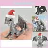 Adorable Resin Dragon Figurine With Christmas Hat Charming Home Decor Gift