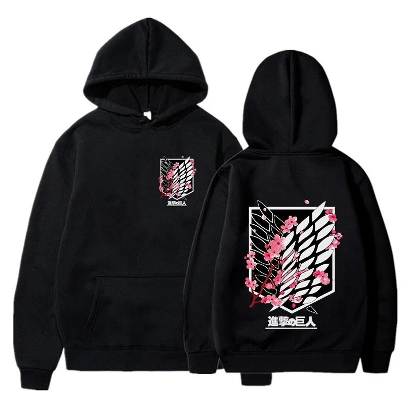 Autumn Winter Hoodie Anime Men s Fashion Warm Sweatshirt Pattern Printed Hip Hop Hoodie Casual Pullover Street S
