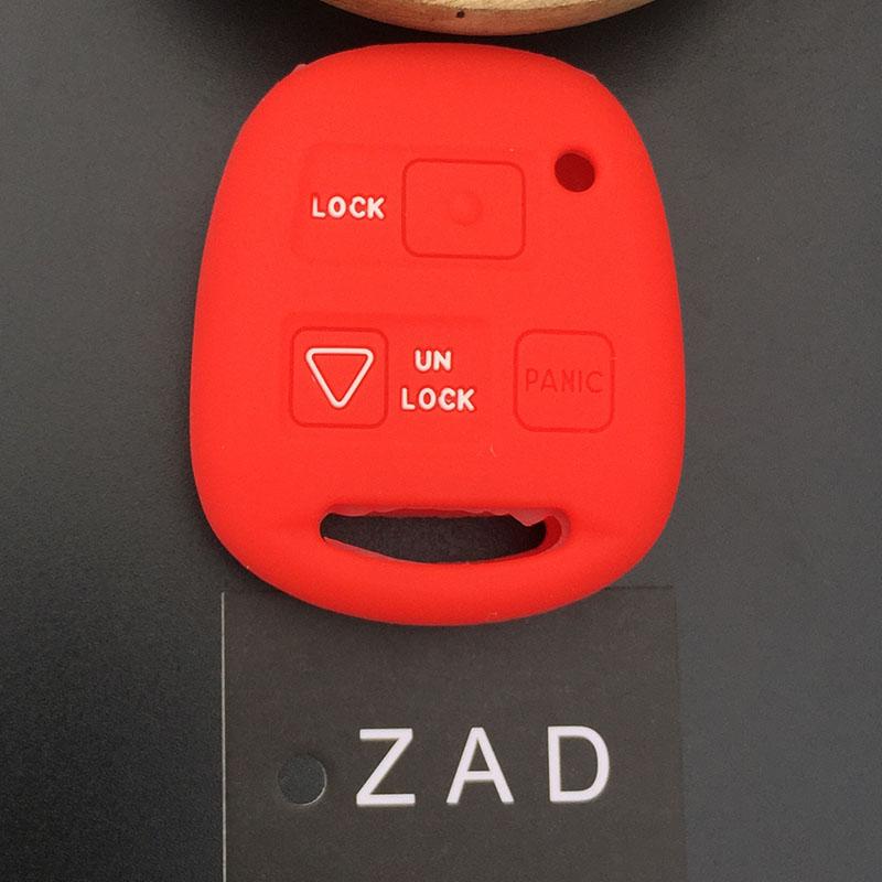 

3 button Silicone car key Case Cover shell set For Lexus GX470 LX470 ES300 GS LS IS RX SC LX RX400h ES330 RX330 RX400h GS300
