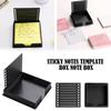Drawing Template Sticky Note Holder To-Do List Desk Organizer With Stencils Note Holder  Students