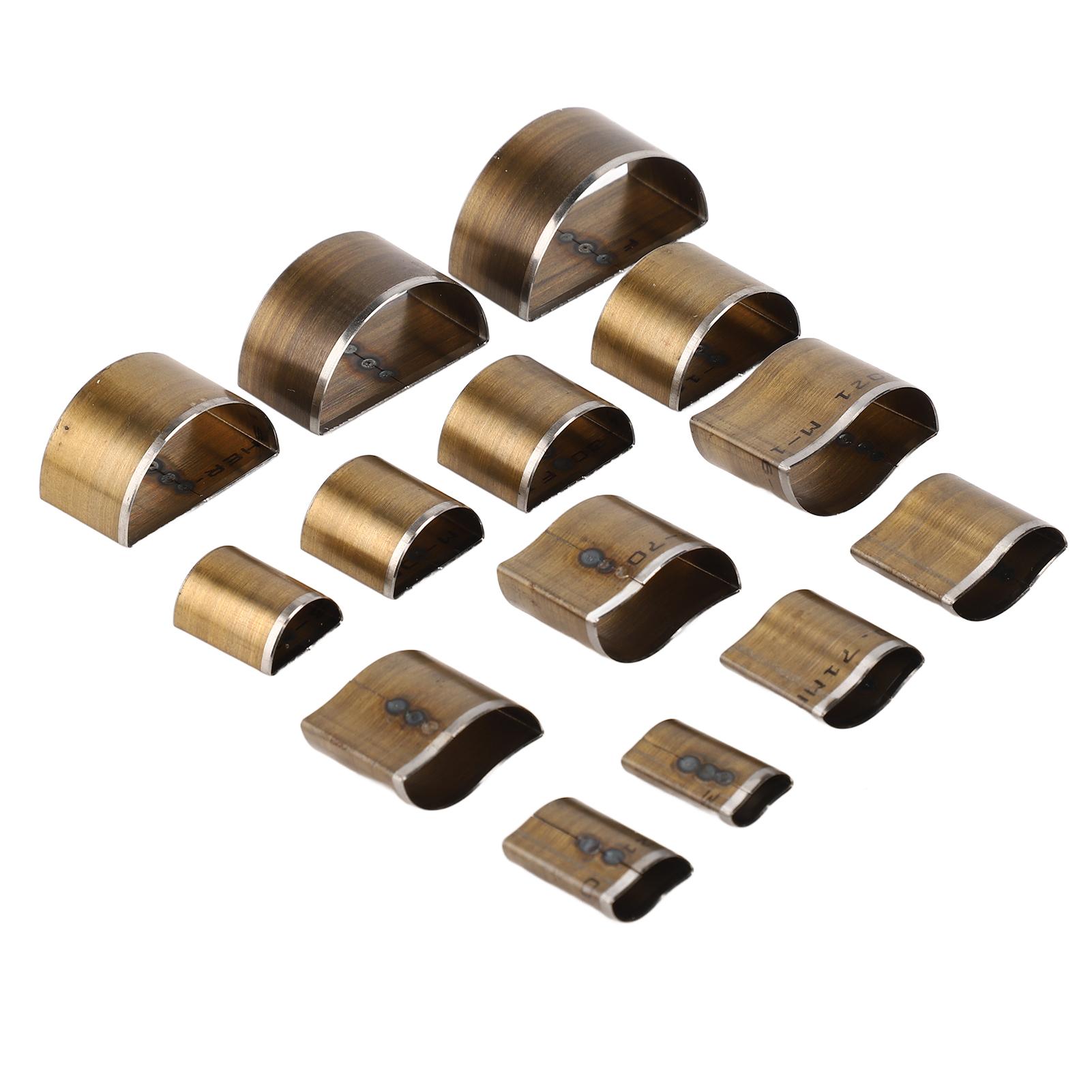 

14 шт. штамп для резки кожи из высокоуглеродистой стали 7 разных размеров простая операция пресс-форма для резки своими руками