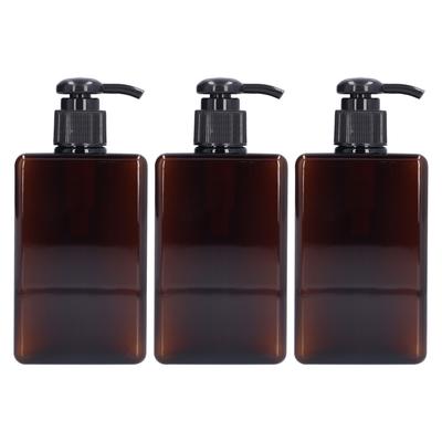 3PCS 280ml Bomba Garrafa Vazia Sabonete Líquido para Mãos Recipiente Plástico Pressão Garrafa para Uso em Viagem