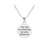 Cross-border Sun Smiley 'You Are My Sunshine' Pendant Necklace