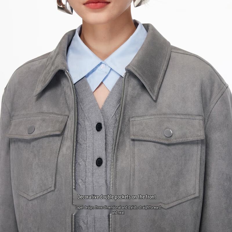 VEROMODA Women's Retro Lapel Short Jacket