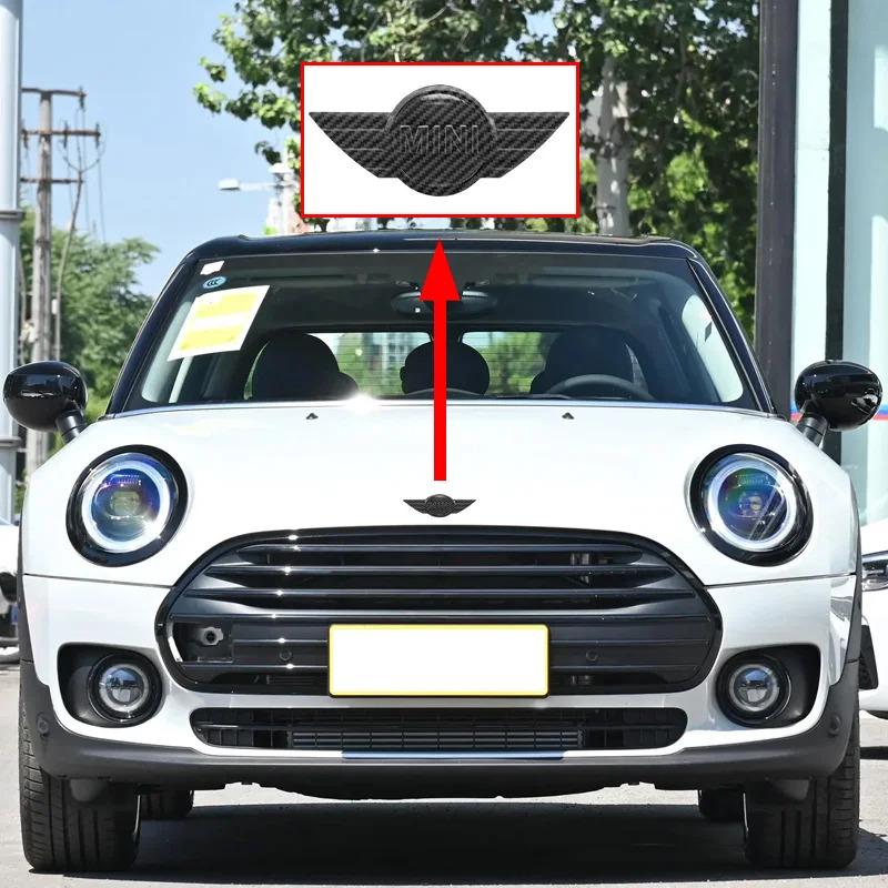 15.1/11.9cm 3D ABS Car Front Hood Emblem Stickers Rear Trunk Badge For Mini Cooper Countryman Clubman F55 F56 R55 R56 R60 JCW