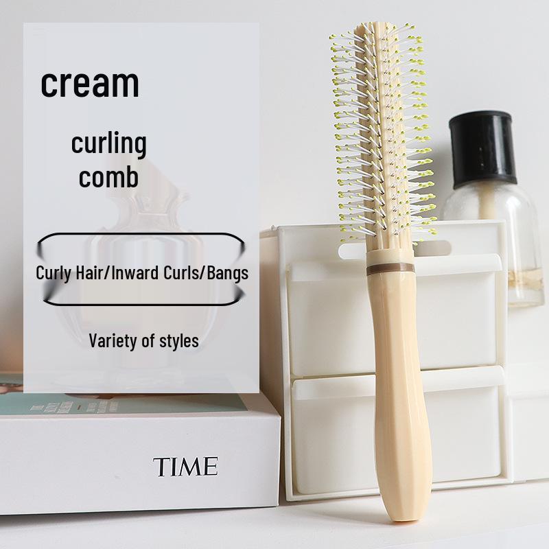 Women's Air Cushion Massage Comb - Anti-Static Curved Design for Styling and Detangling