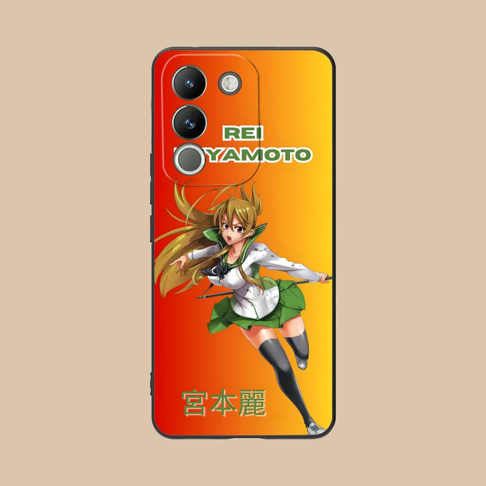 Highschool Rei Miyamoto Handyhülle für VIVO V60 V50 V40 V30 V29 V27 V25 V23 Pro Lite 5G Bunter Druck Cover Luxus Hübsch