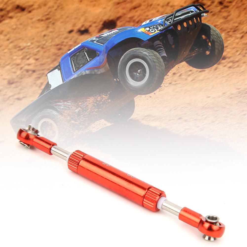 Adjustable Servos Pull Rod Steering Lever Accessory for SCX10 D90 1 10 RC Car(80 85mm )