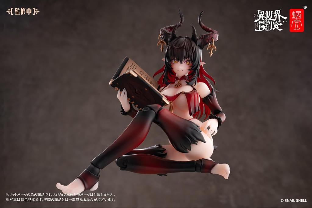 SNAIL SHELL Succubus Rustia Phase Two Optional Foot Parts PVC RPG-01SP Set, 1/12 Scale,