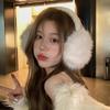Women's Cute White Plush Winter Earmuffs