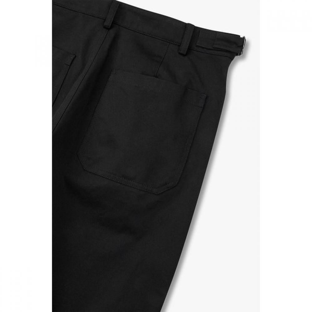 [men] Side Waist Buckle Cotton Chino Pants  91m6231242ar 