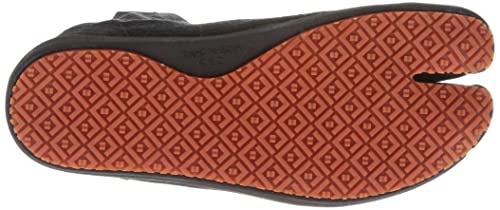 Japanische Saisou Tabi-Trainingsschuhe mit Verschluss (Schwarz, 27 cm)