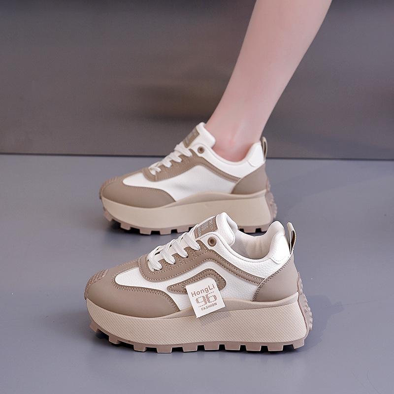 

Mini light luxury women s shoes dad shoes 2025 spring new casual non-slip platform sports little white shoes HL-875-1 40
