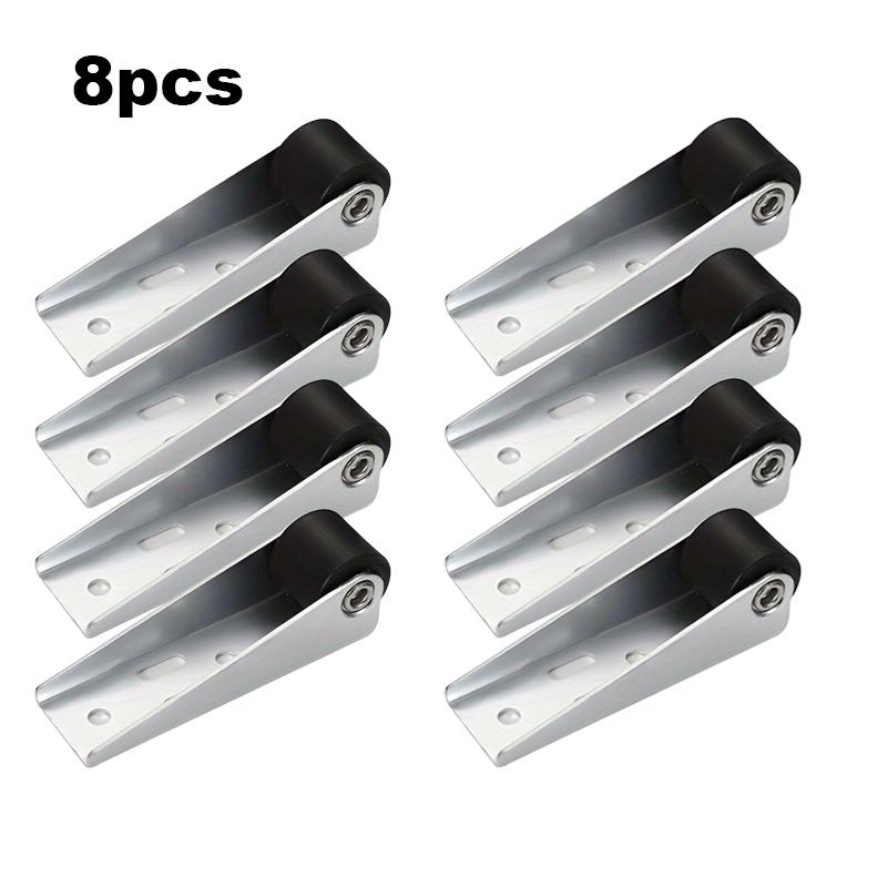 4PCS Heavy Duty Universal Wheel Set with Screw - Silent Nylon Wheel for Sliding Doors and Vertical Miniature Furniture