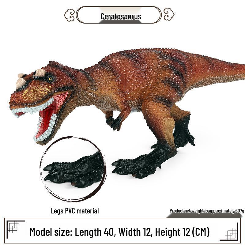 Realistic Jurassic Dinosaur Models - Triceratops, T. Rex, Mosasaurus, Pachycephalosaurus Toys