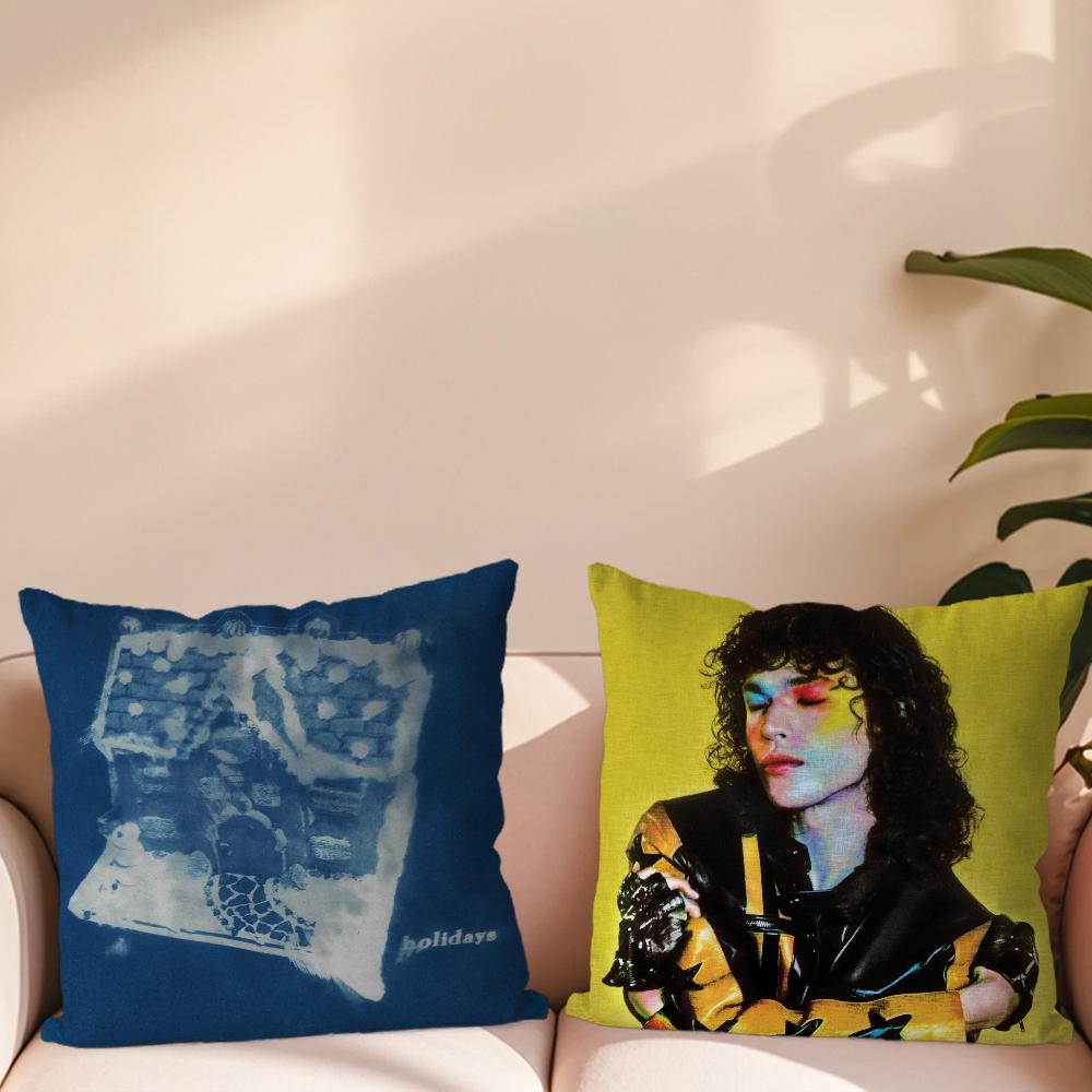 Sänger Conan Gray Feiertage Neue Kissenhülle Sofa Wohnzimmer Schlafzimmer Kopfteil Rückenlehne Kissen Quadratisches Kissen Nickerchenzeit